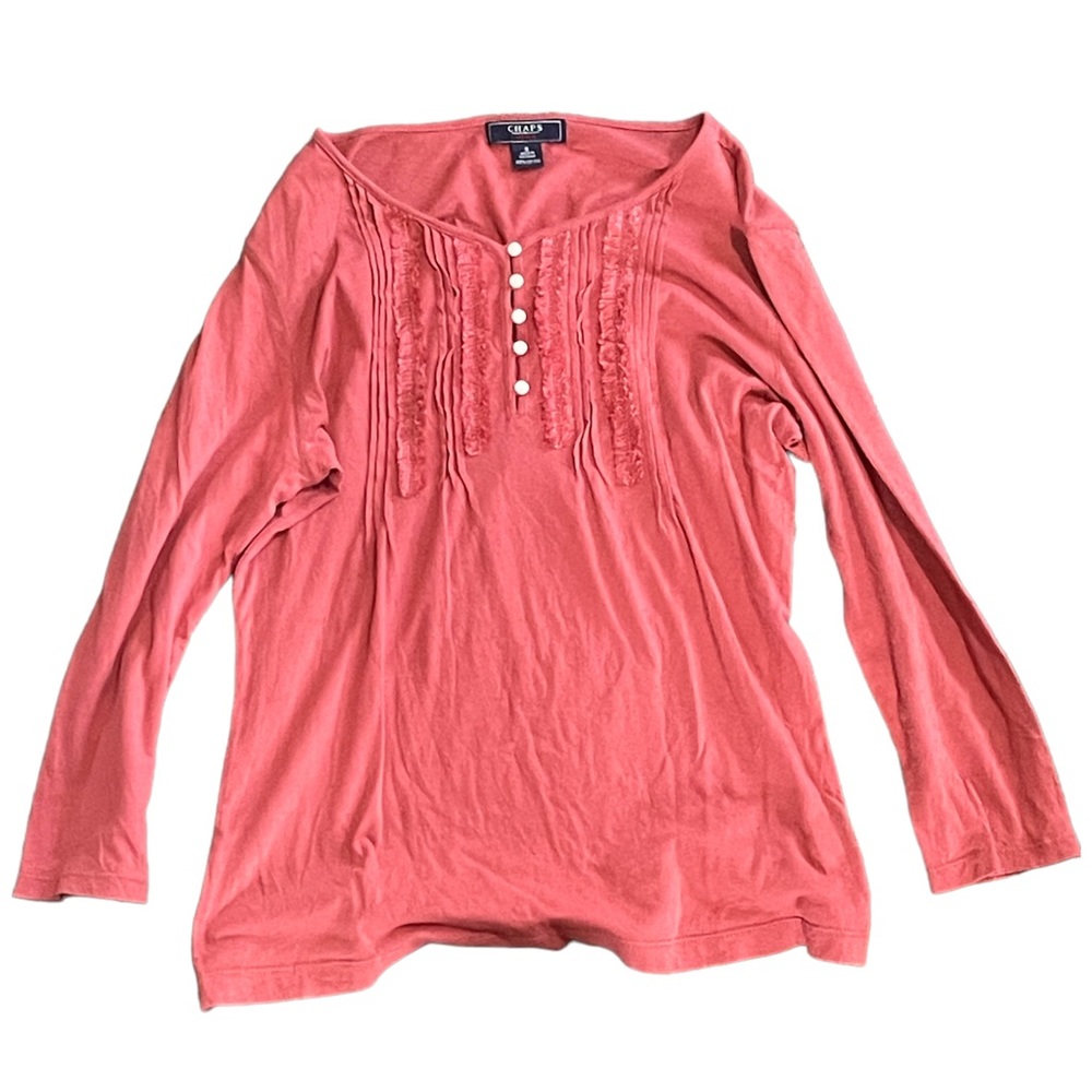 chaps denim top